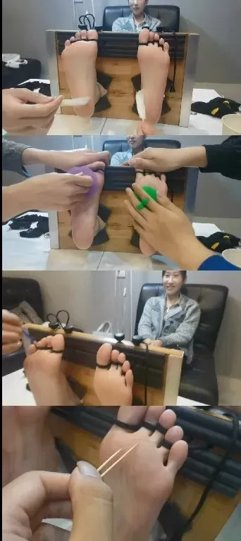 【零度之川第一期】长相酷似papi酱的礼仪小姐姐完美裸足TK 花絮 照片4.webp