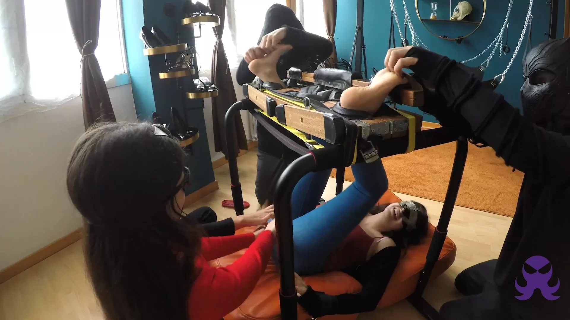 Octopus – 18 YO Trio – Ludovica Soles Up Gang Tickling.0001 - 00-03-54.webp