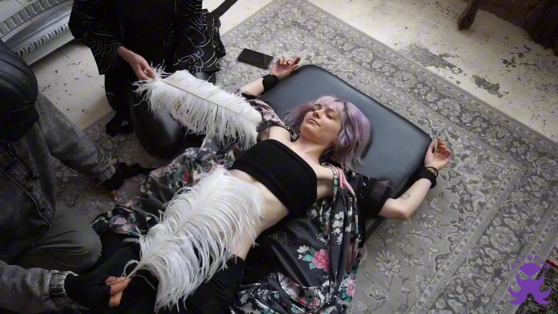 OctopusTickling – Sofia first ever tickling session part 2 (upper body).0000 - .webp