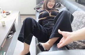 橙子原创出版-新模捆绑小白袜tk