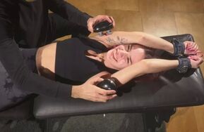 【在线播】RFStudioProduction – Venera – First Time Upper Body Tickling in Stocks