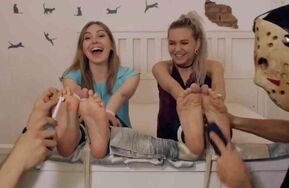 RussianFetish - Lilly and Dunya. Two cuties tickled