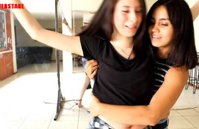 Perverstage – The Ticklish Bellybuttons of Angie and Gabrielle