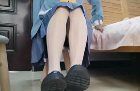 【自购】小琪琪脚心写字玩装满牛奶的气球第二部